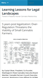 Mobile Screenshot of cannabisandsocialpolicy.org